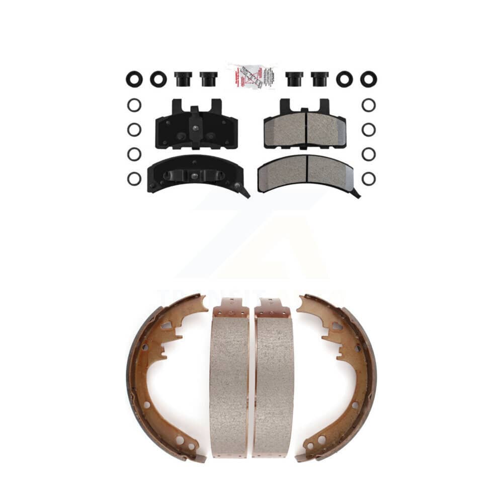 Transit Auto - KNN-100177 - Front and Rear Disc Brake Pad Kits
