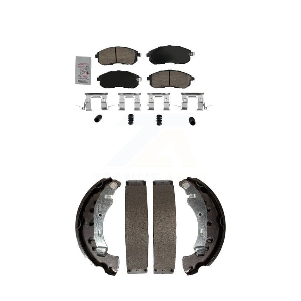 Transit Auto - KNN-100261 - Front and Rear Disc Brake Pad Kits