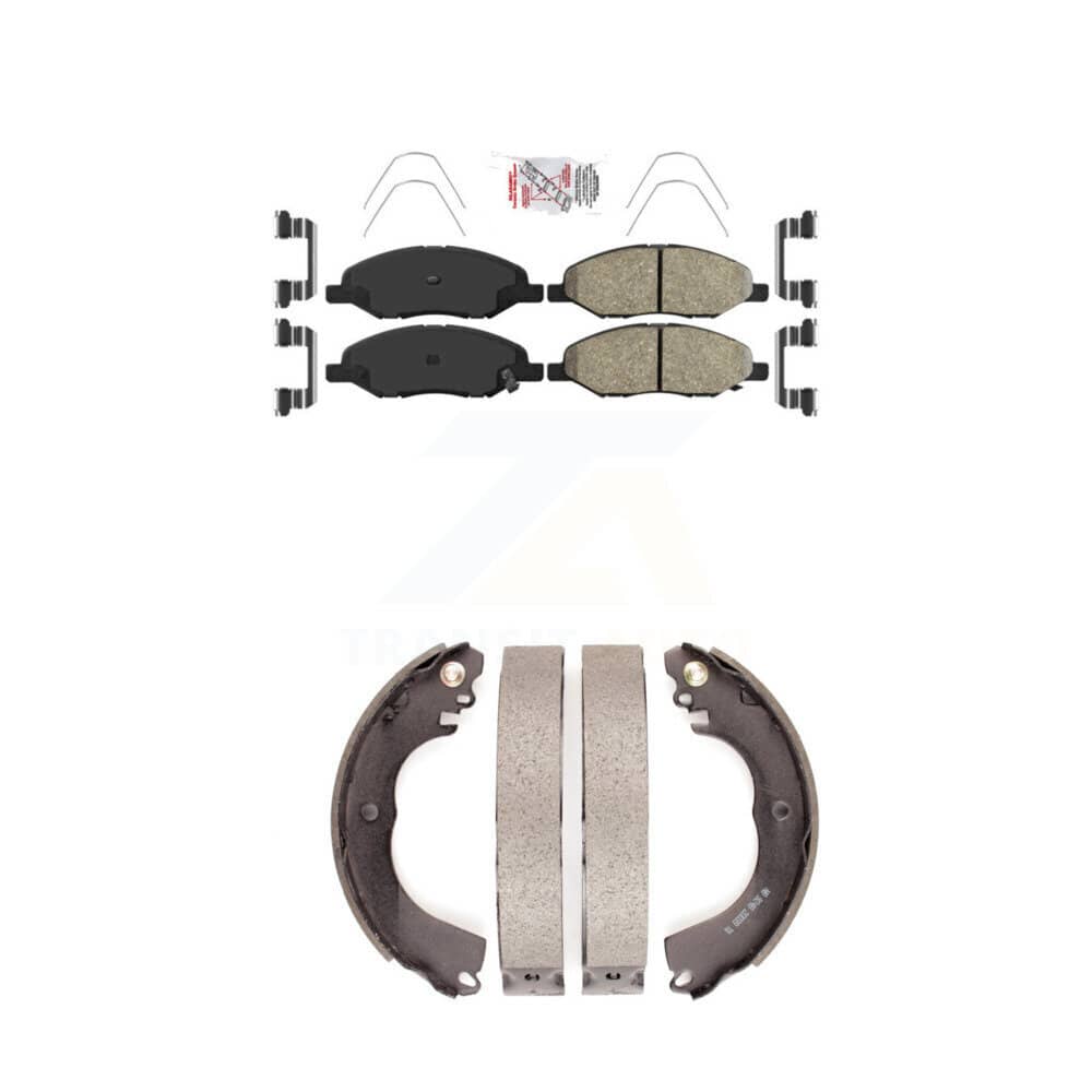 Transit Auto - KNN-100264 - Front and Rear Disc Brake Pad Kits