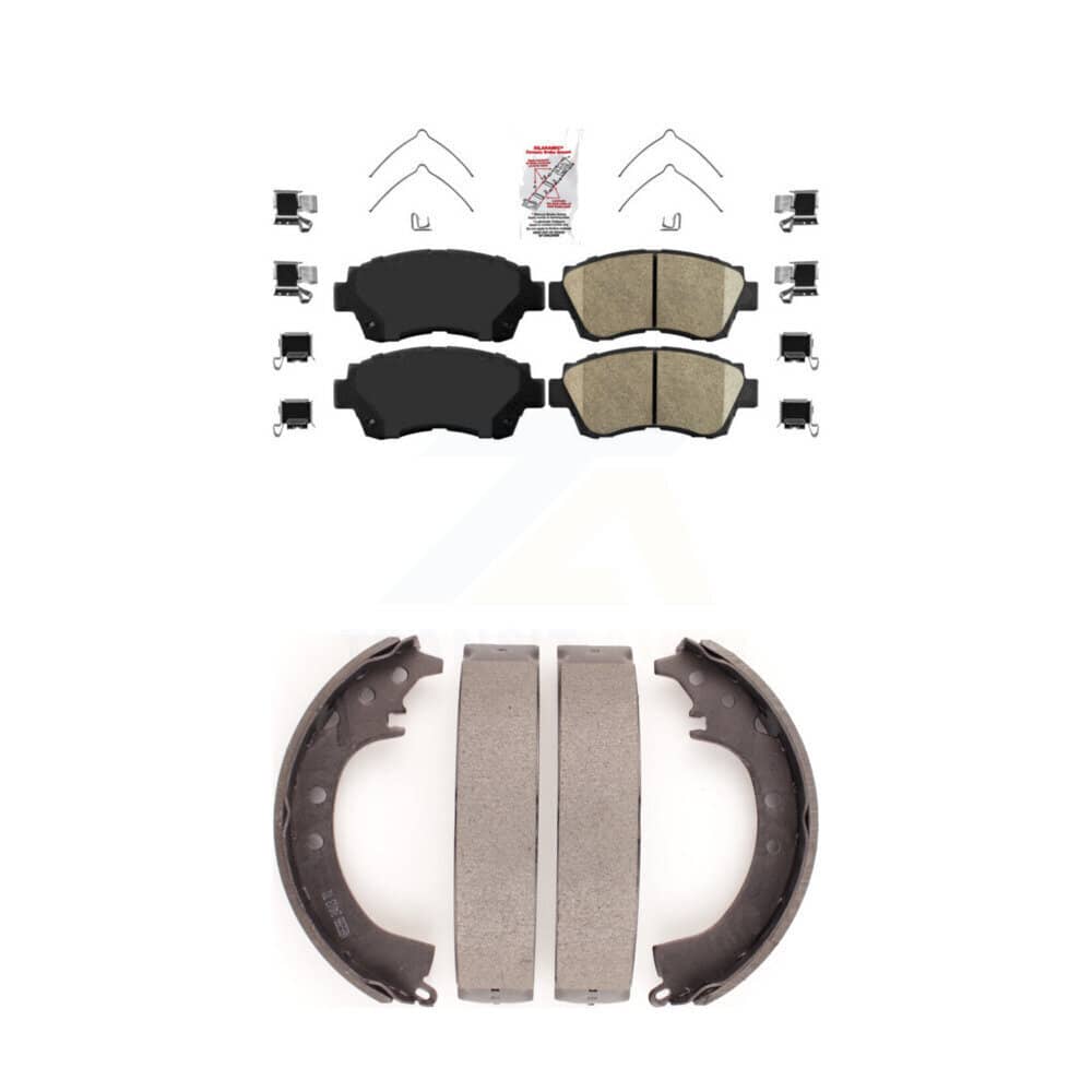Transit Auto - KNN-100270 - Front and Rear Disc Brake Pad Kits