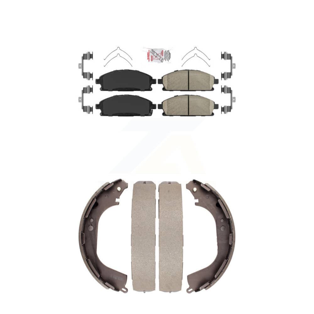 Transit Auto - KNN-100279 - Front and Rear Disc Brake Pad Kits