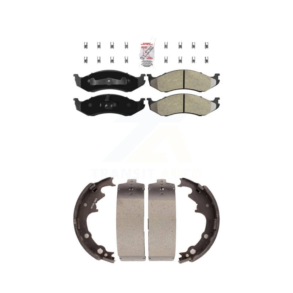 Transit Auto - KNN-100283 - Front and Rear Disc Brake Pad Kits