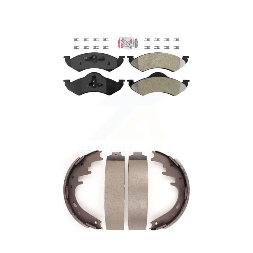 Transit Auto - KNN-100287 - Front and Rear Disc Brake Pad Kits
