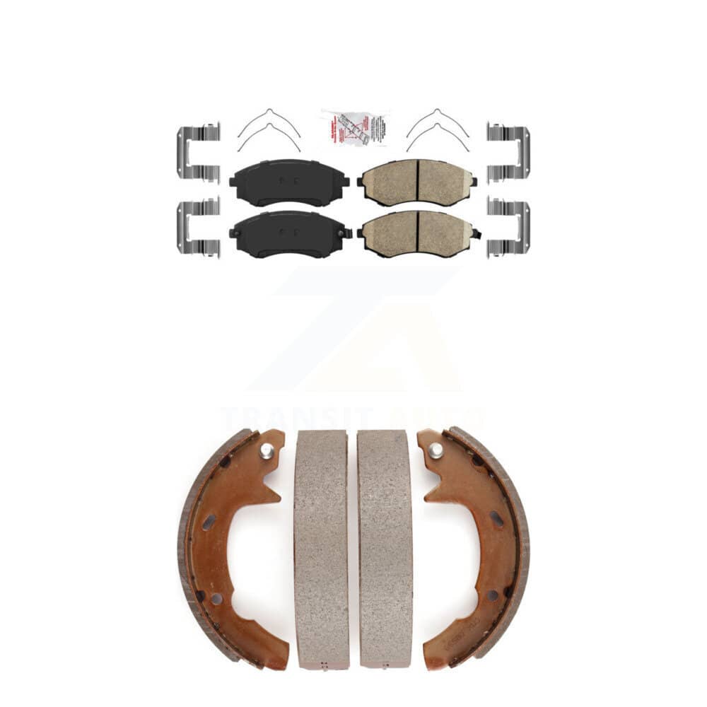 Transit Auto - KNN-100295 - Front and Rear Disc Brake Pad Kits