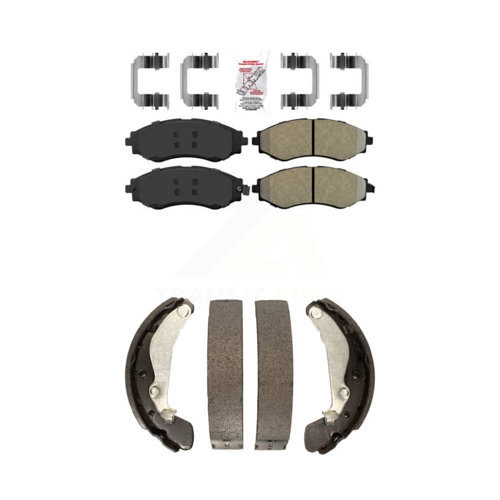 Transit Auto - KNN-100297 - Front and Rear Disc Brake Pad Kits