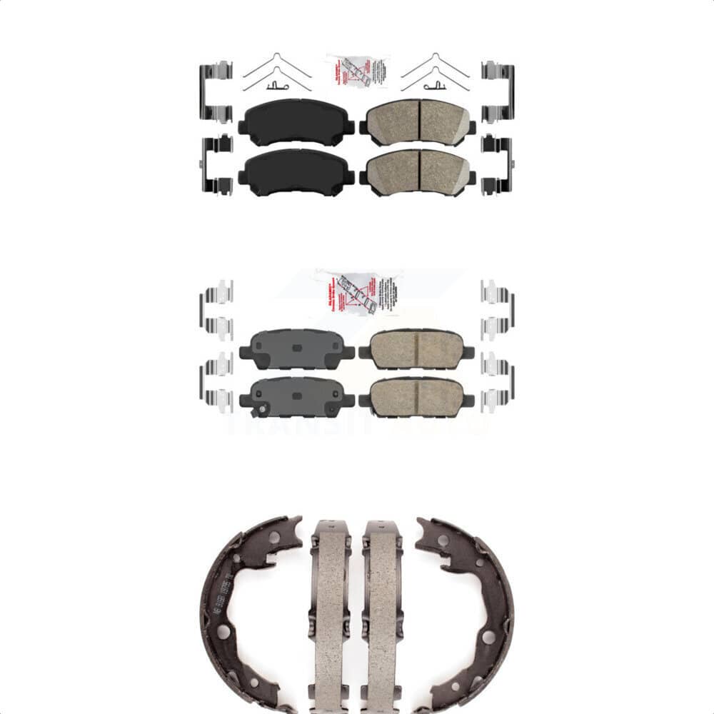 Transit Auto - KNN-100305 - Front and Rear Disc Brake Pad Kits