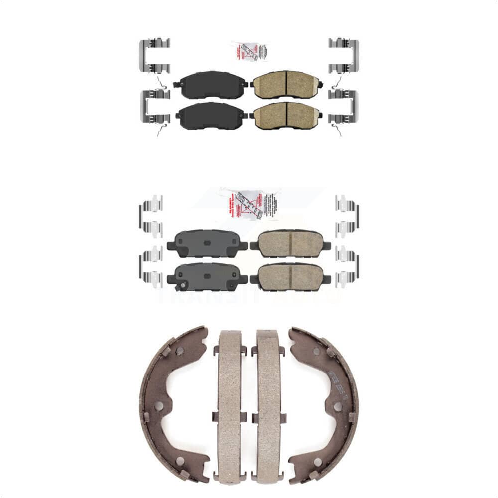 Transit Auto - KNN-100315 - Front and Rear Disc Brake Pad Kits