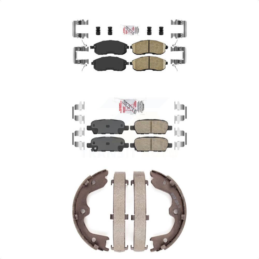 Transit Auto - KNN-100316 - Front and Rear Disc Brake Pad Kits