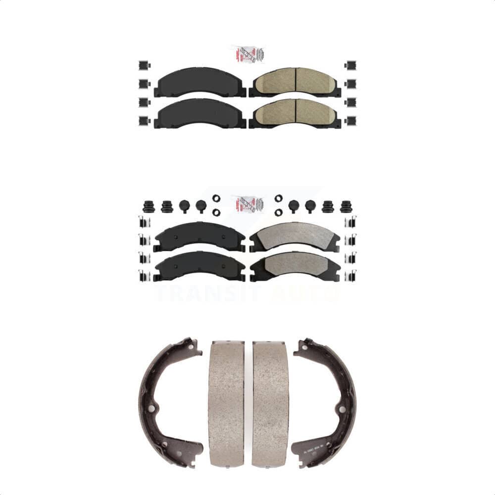 Transit Auto - KNN-100317 - Front and Rear Disc Brake Pad Kits