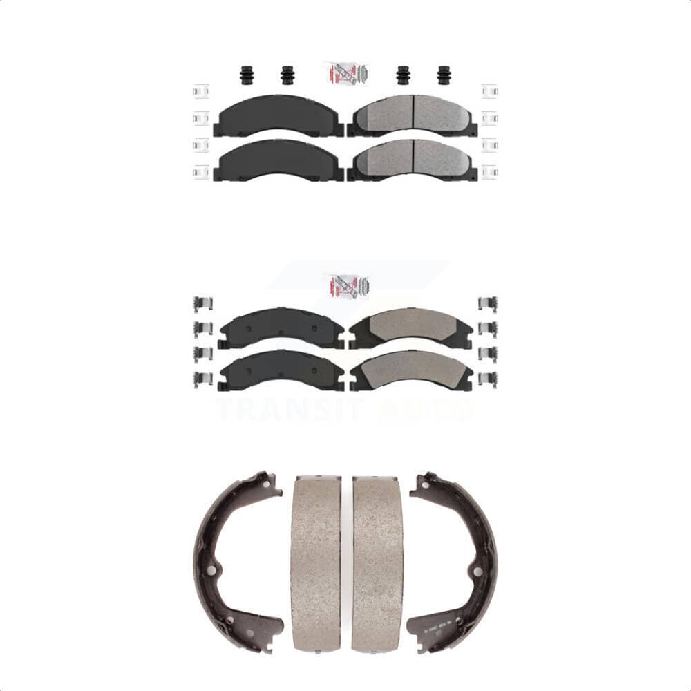 Transit Auto - KNN-100321 - Front and Rear Disc Brake Pad Kits