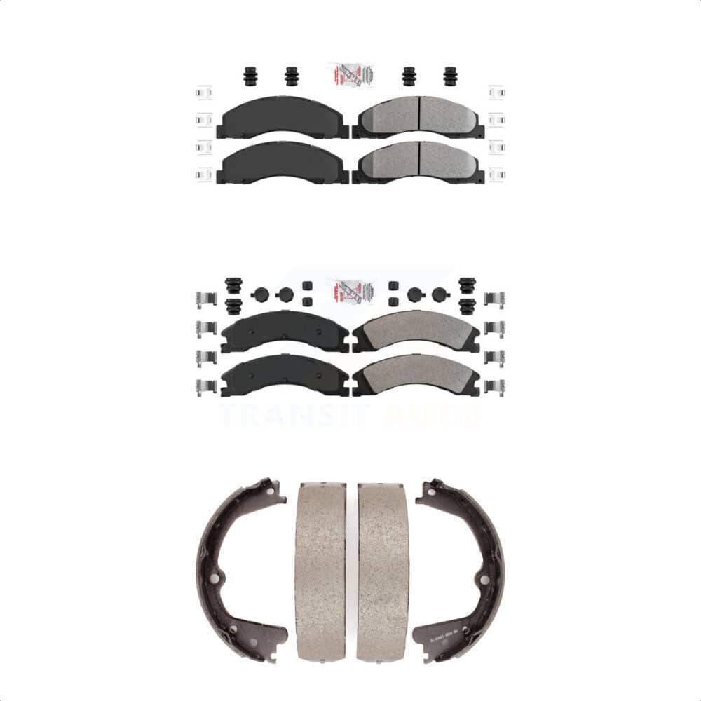 Transit Auto - KNN-100330 - Front and Rear Disc Brake Pad Kits