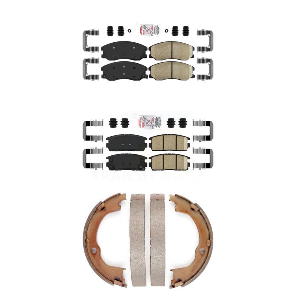 Transit Auto - KNN-100333 - Front and Rear Disc Brake Pad Kits