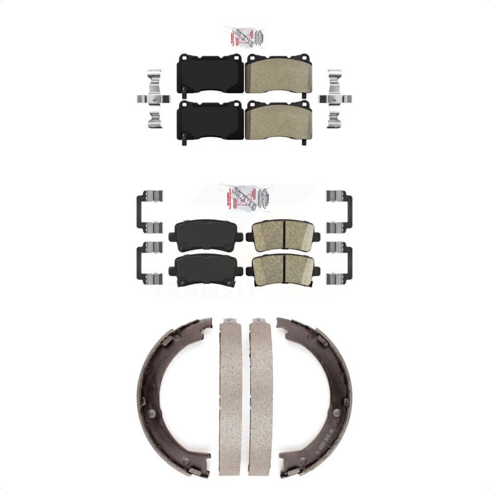 Transit Auto - KNN-100340 - Front and Rear Disc Brake Pad Kits