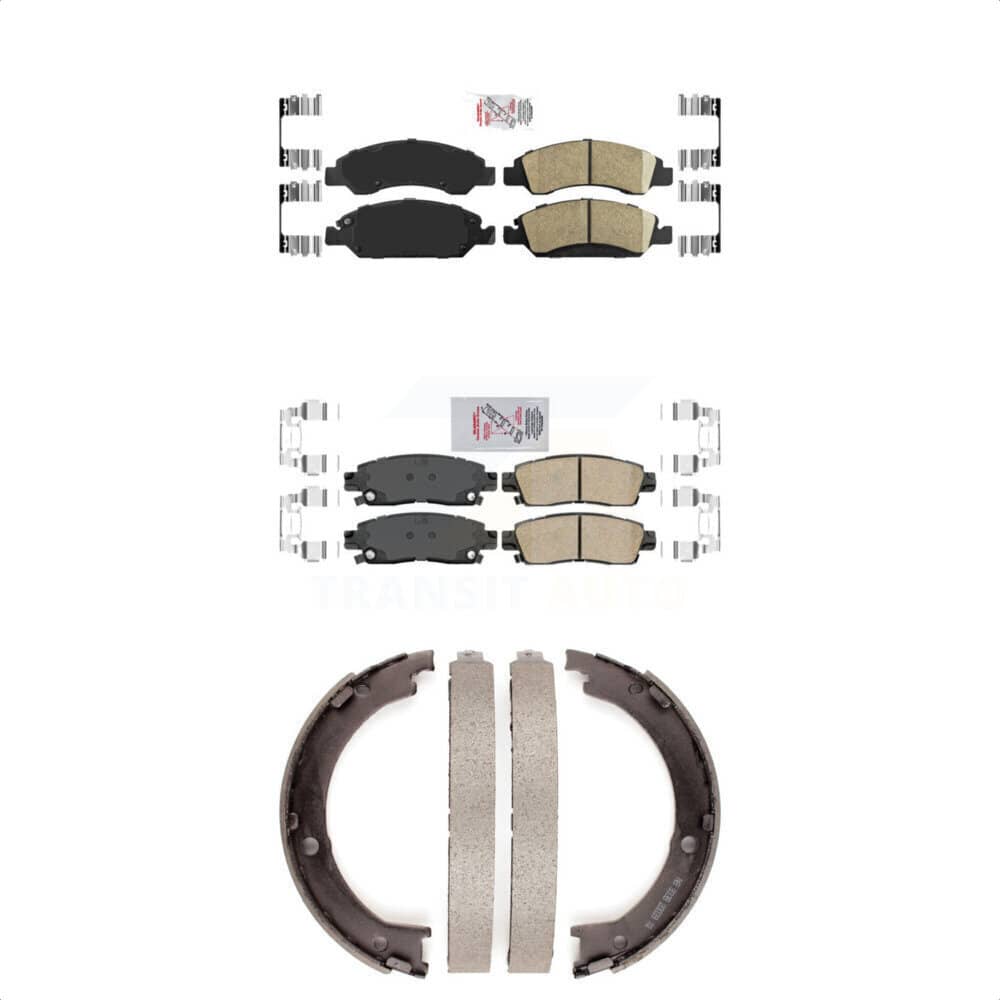 Transit Auto - KNN-100343 - Front and Rear Disc Brake Pad Kits