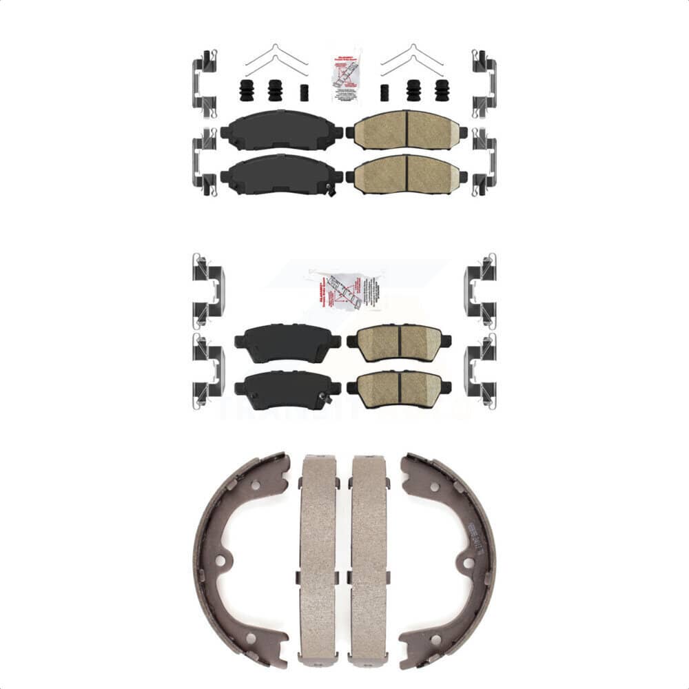 Transit Auto - KNN-100349 - Front and Rear Disc Brake Pad Kits
