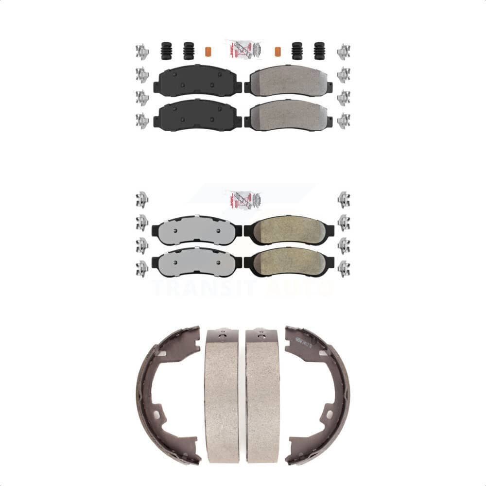 Transit Auto - KNN-100354 - Front and Rear Disc Brake Pad Kits