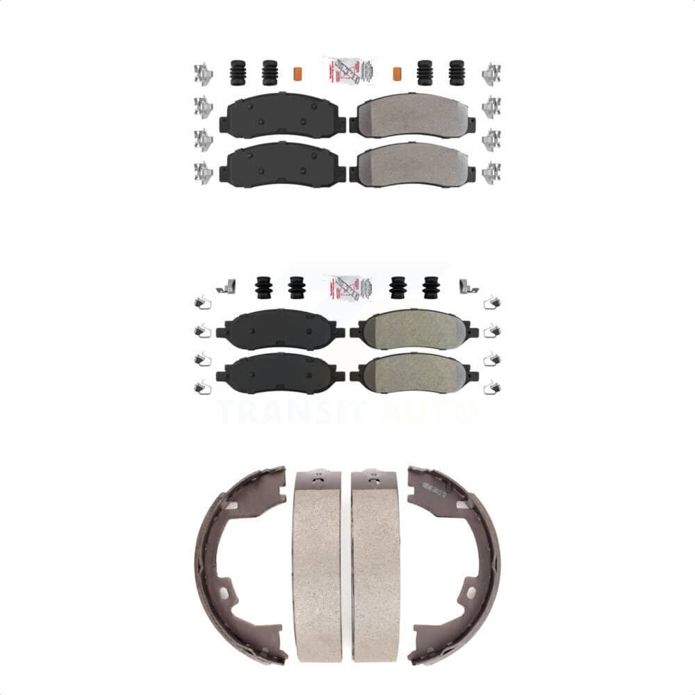 Transit Auto - KNN-100356 - Front and Rear Disc Brake Pad Kits