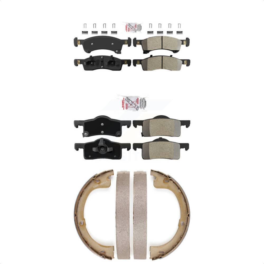 Transit Auto - KNN-100359 - Front and Rear Disc Brake Pad Kits