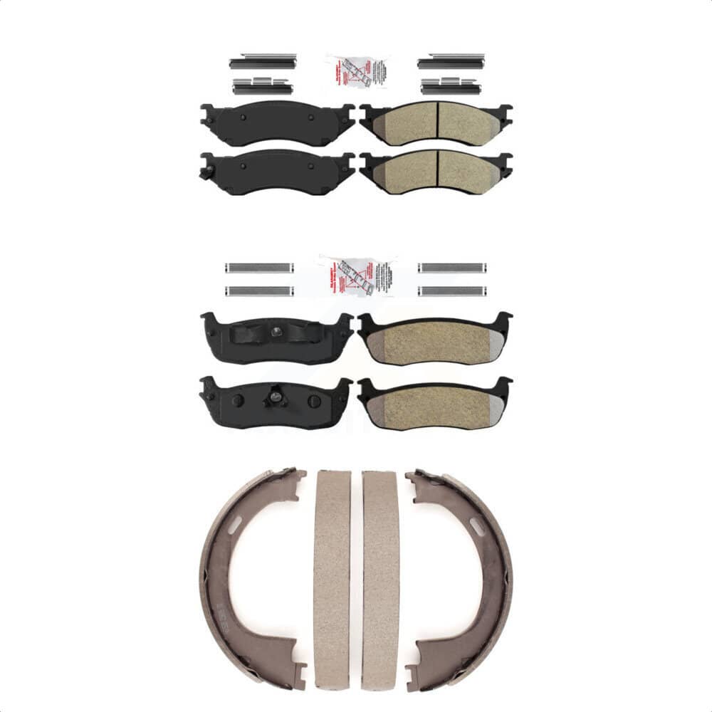 Transit Auto - KNN-100362 - Front and Rear Disc Brake Pad Kits