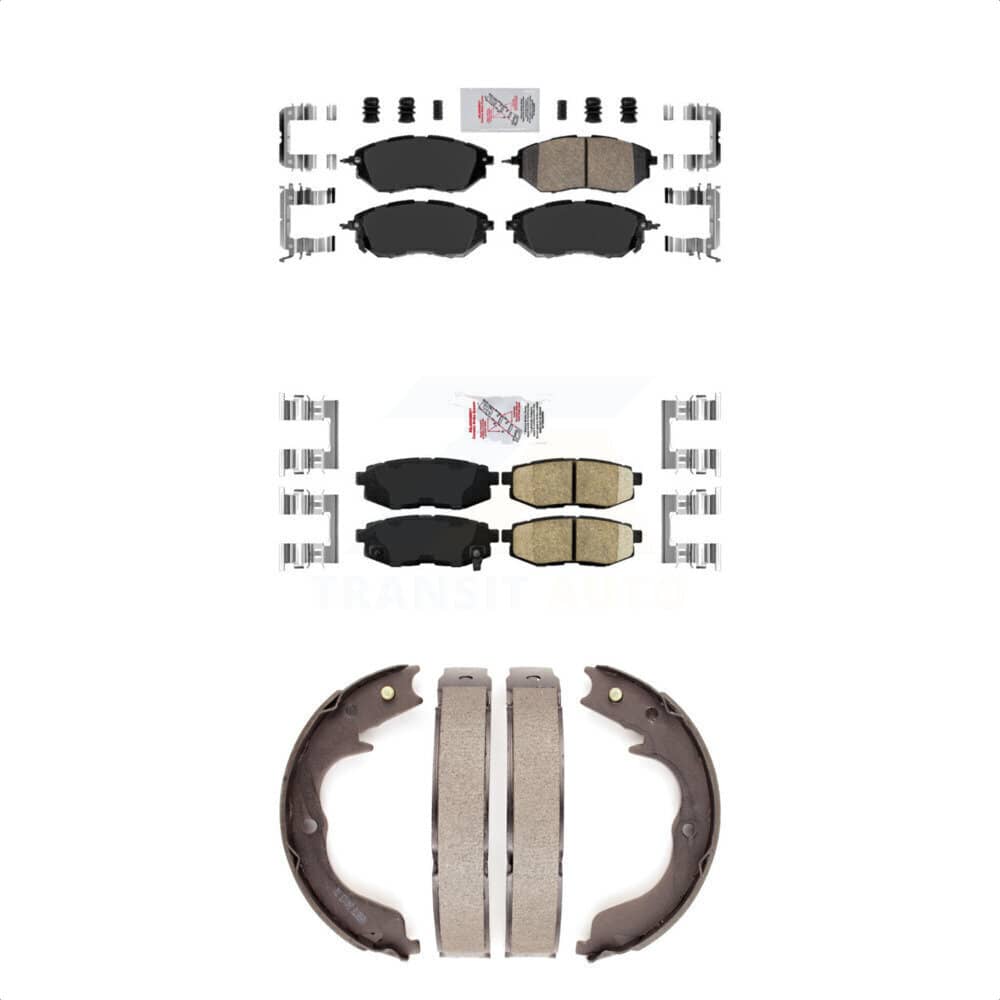 Transit Auto - KNN-100372 - Front and Rear Disc Brake Pad Kits
