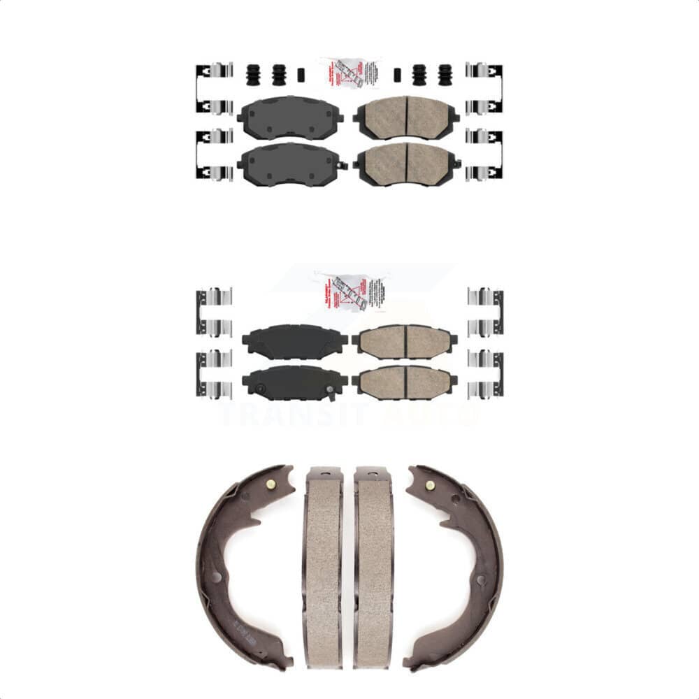 Transit Auto - KNN-100376 - Front and Rear Disc Brake Pad Kits