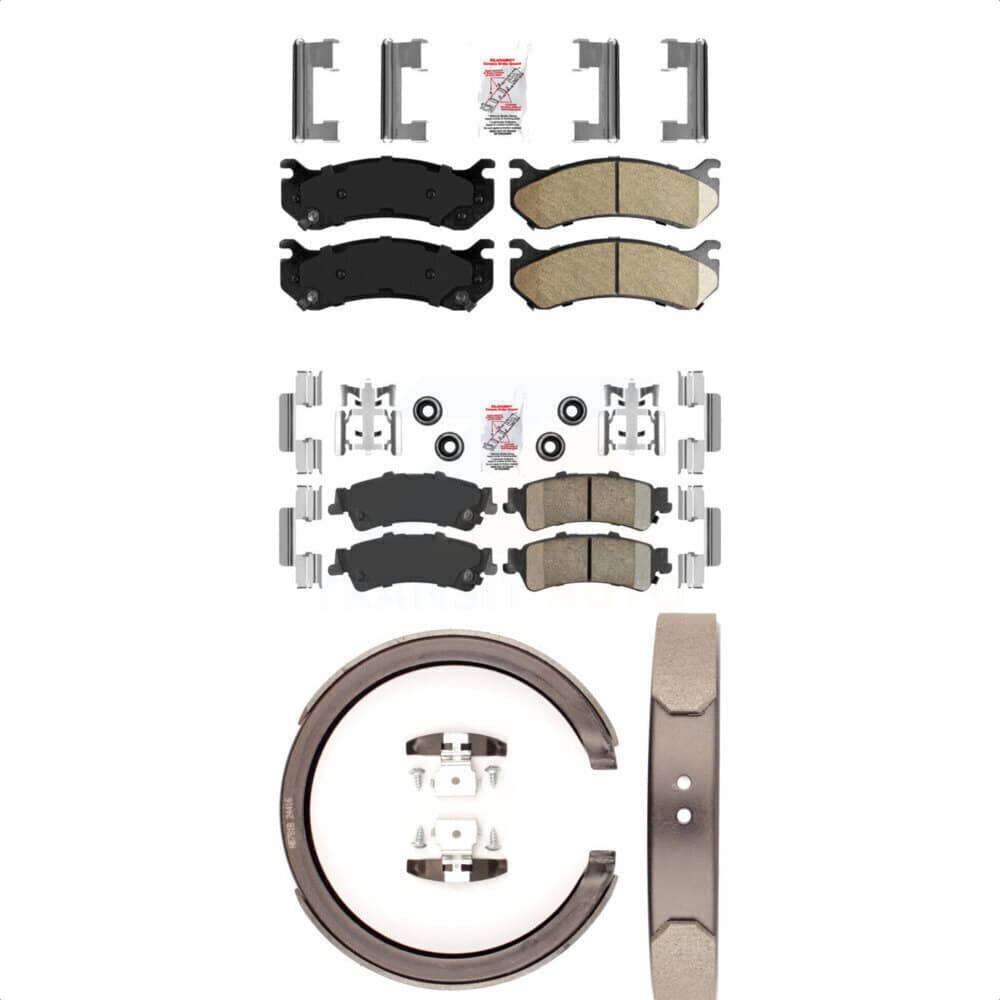 Transit Auto - KNN-100389 - Front and Rear Disc Brake Pad Kits