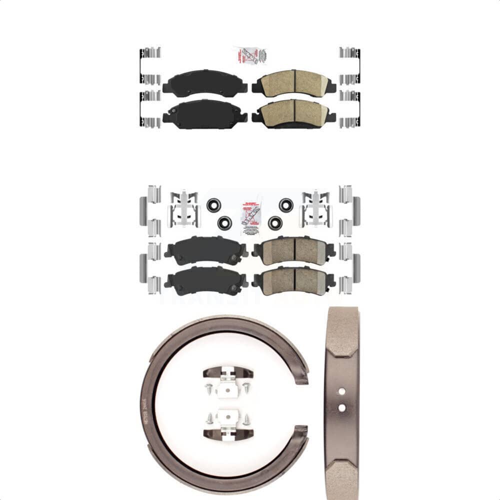 Transit Auto - KNN-100398 - Front and Rear Disc Brake Pad Kits