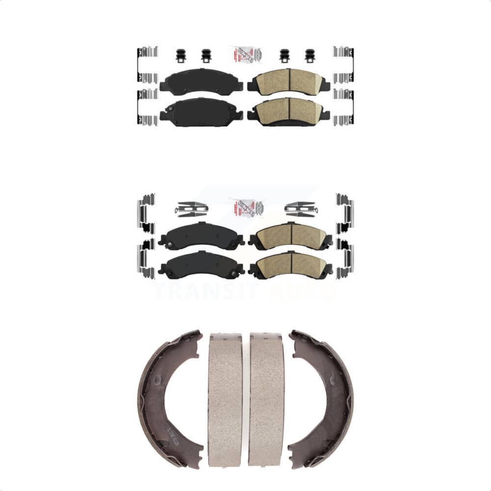 Transit Auto - KNN-100400 - Front and Rear Disc Brake Pad Kits