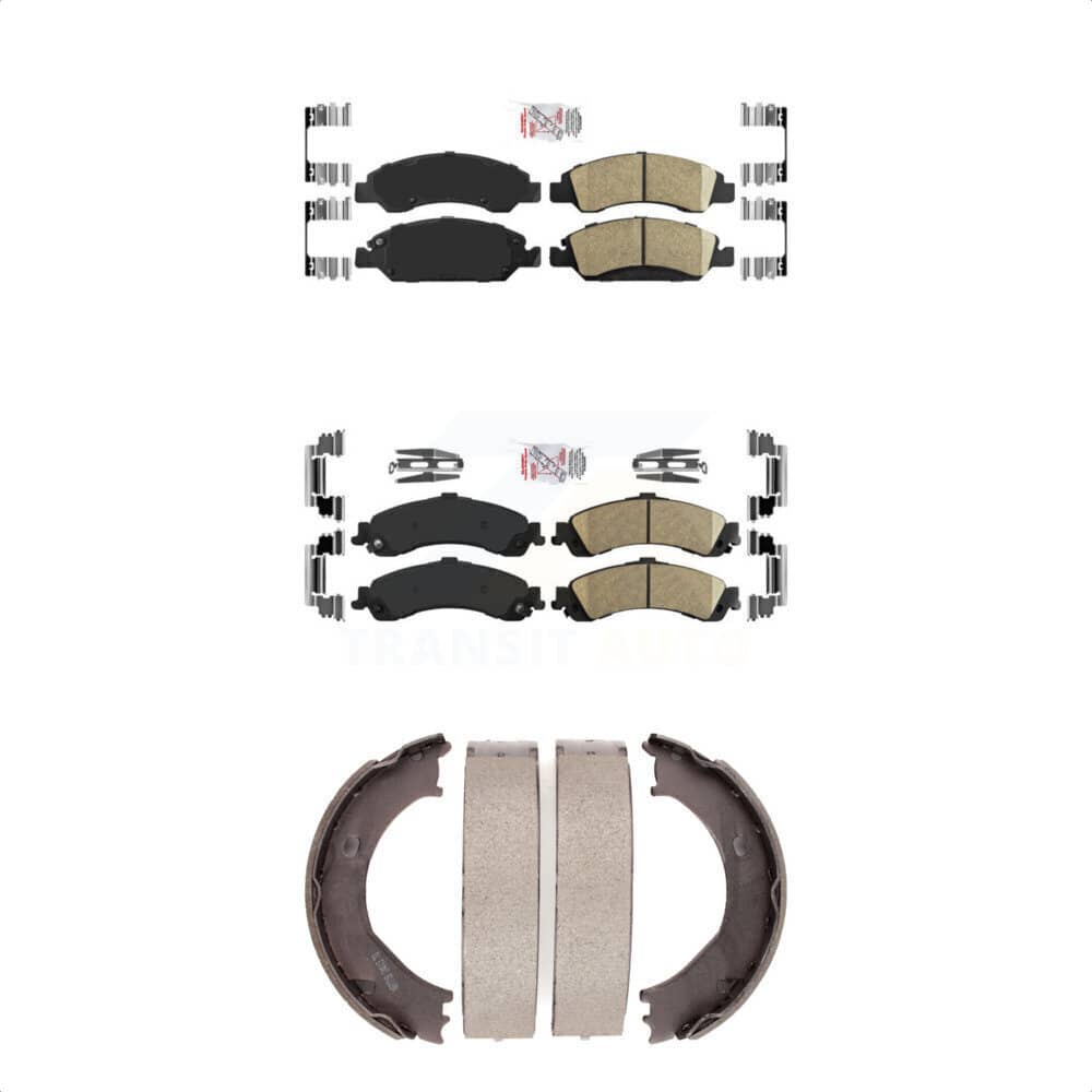 Transit Auto - KNN-100401 - Front and Rear Disc Brake Pad Kits