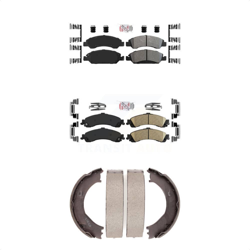 Transit Auto - KNN-100402 - Front and Rear Disc Brake Pad Kits