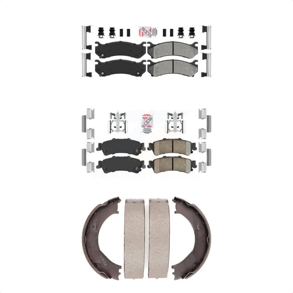 Transit Auto - KNN-100412 - Front and Rear Disc Brake Pad Kits