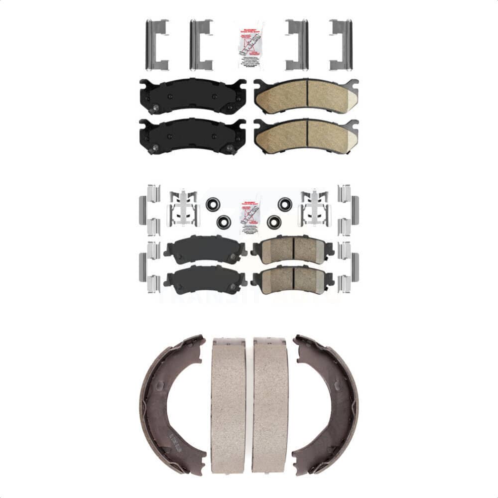 Transit Auto - KNN-100413 - Front and Rear Disc Brake Pad Kits