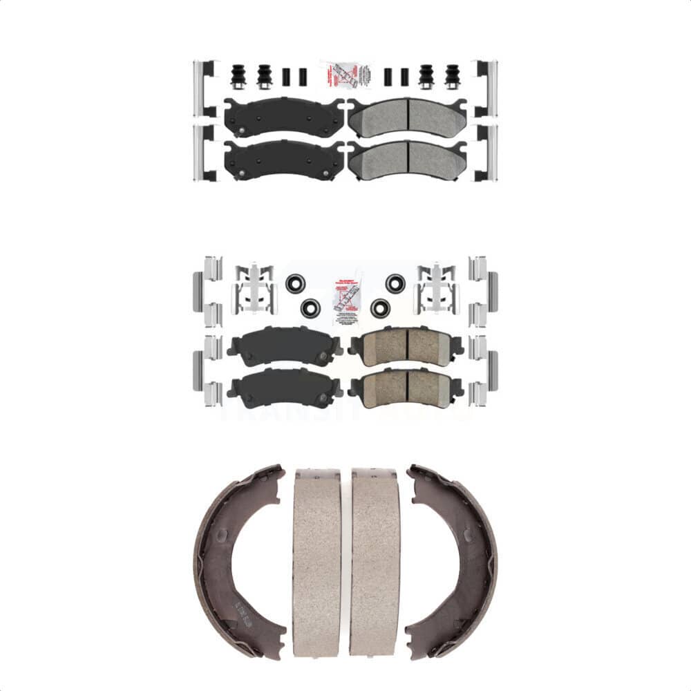 Transit Auto - KNN-100414 - Front and Rear Disc Brake Pad Kits
