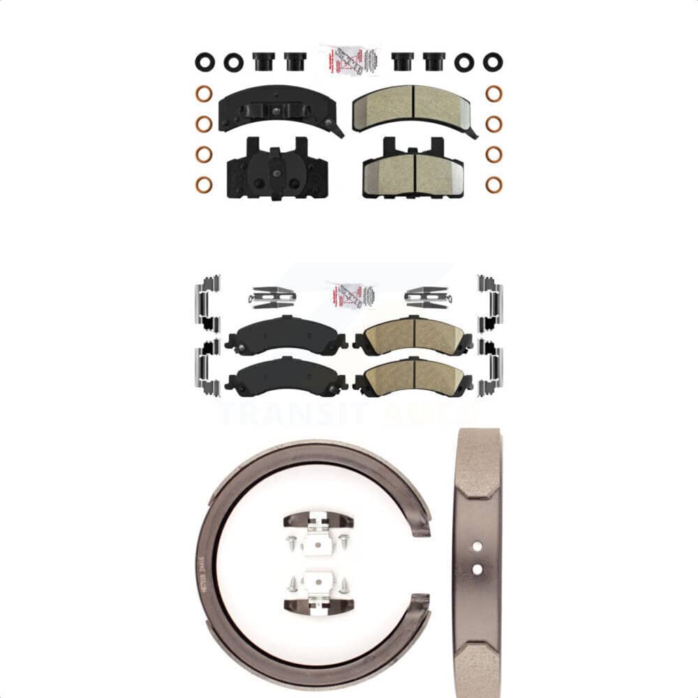 Transit Auto - KNN-100415 - Front and Rear Disc Brake Pad Kits