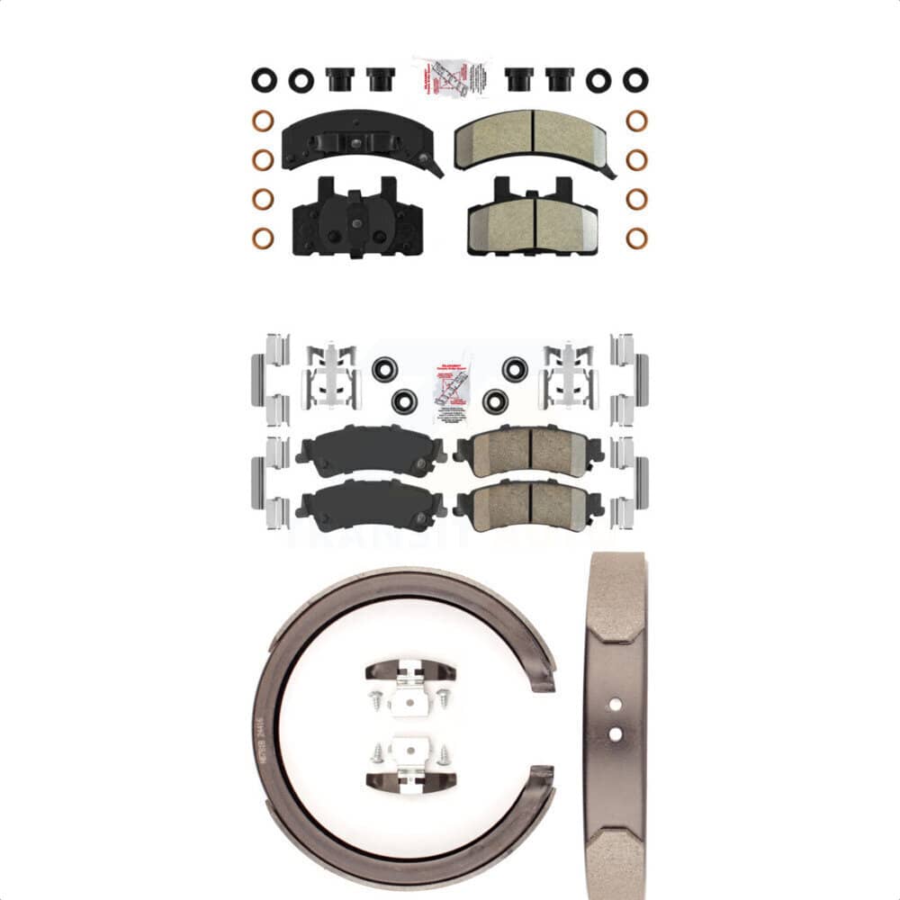 Transit Auto - KNN-100419 - Front and Rear Disc Brake Pad Kits