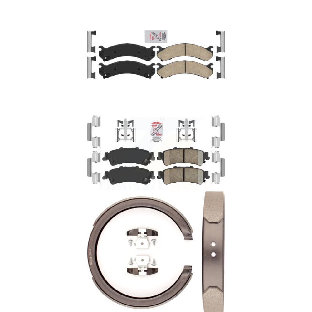 Transit Auto - KNN-100423 - Front and Rear Disc Brake Pad Kits