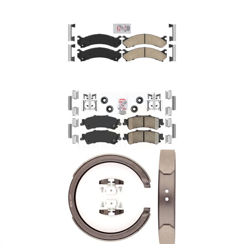 Transit Auto - KNN-100425 - Front and Rear Disc Brake Pad Kits