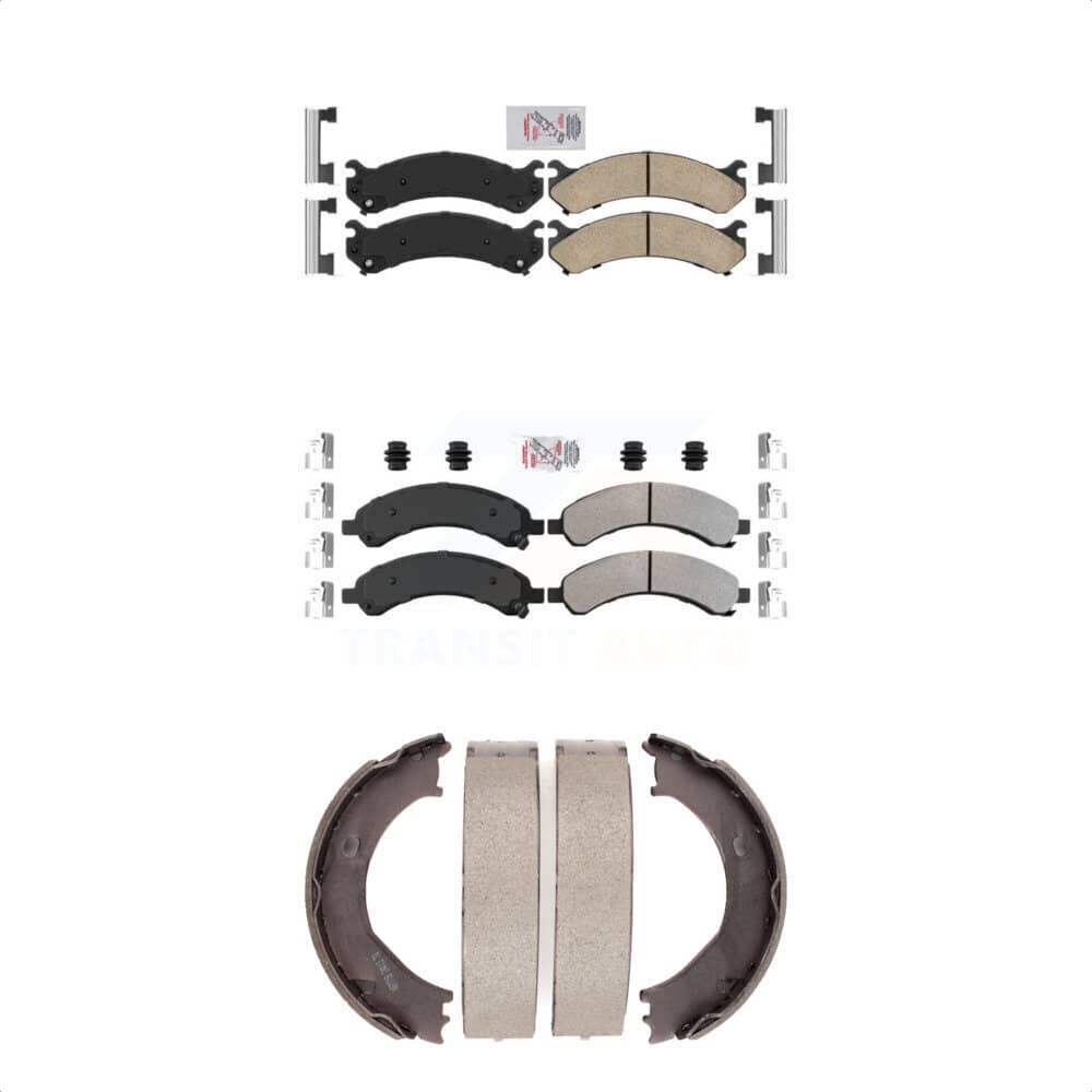 Transit Auto - KNN-100427 - Front and Rear Disc Brake Pad Kits