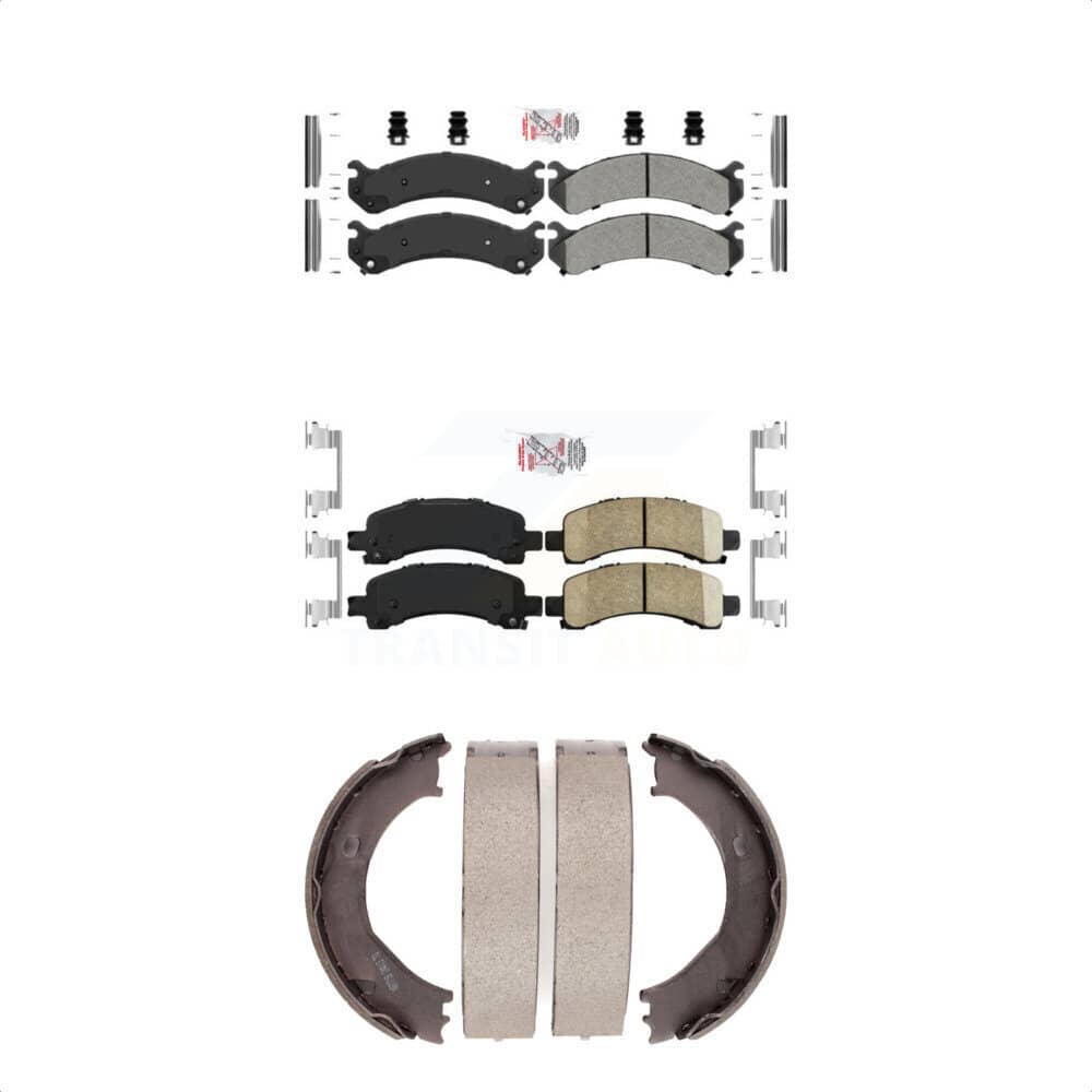 Transit Auto - KNN-100428 - Front and Rear Disc Brake Pad Kits