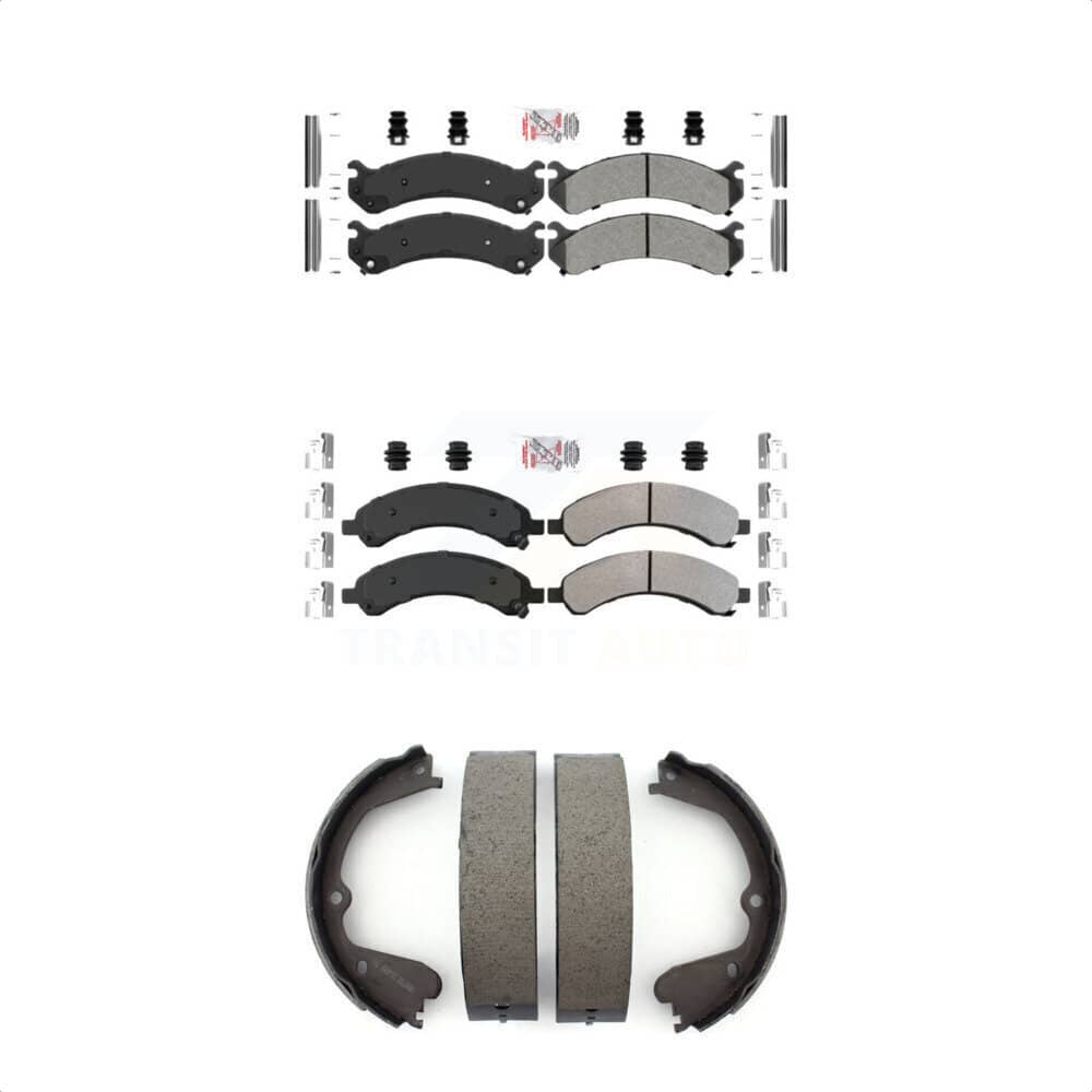 Transit Auto - KNN-100432 - Front and Rear Disc Brake Pad Kits