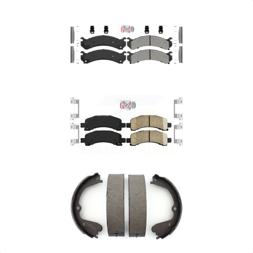 Transit Auto - KNN-100440 - Front and Rear Disc Brake Pad Kits