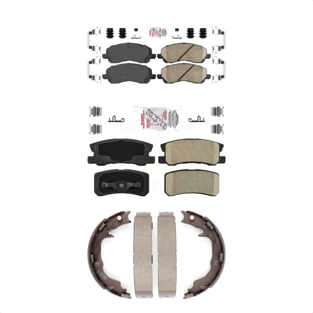 Transit Auto - KNN-100444 - Front and Rear Disc Brake Pad Kits