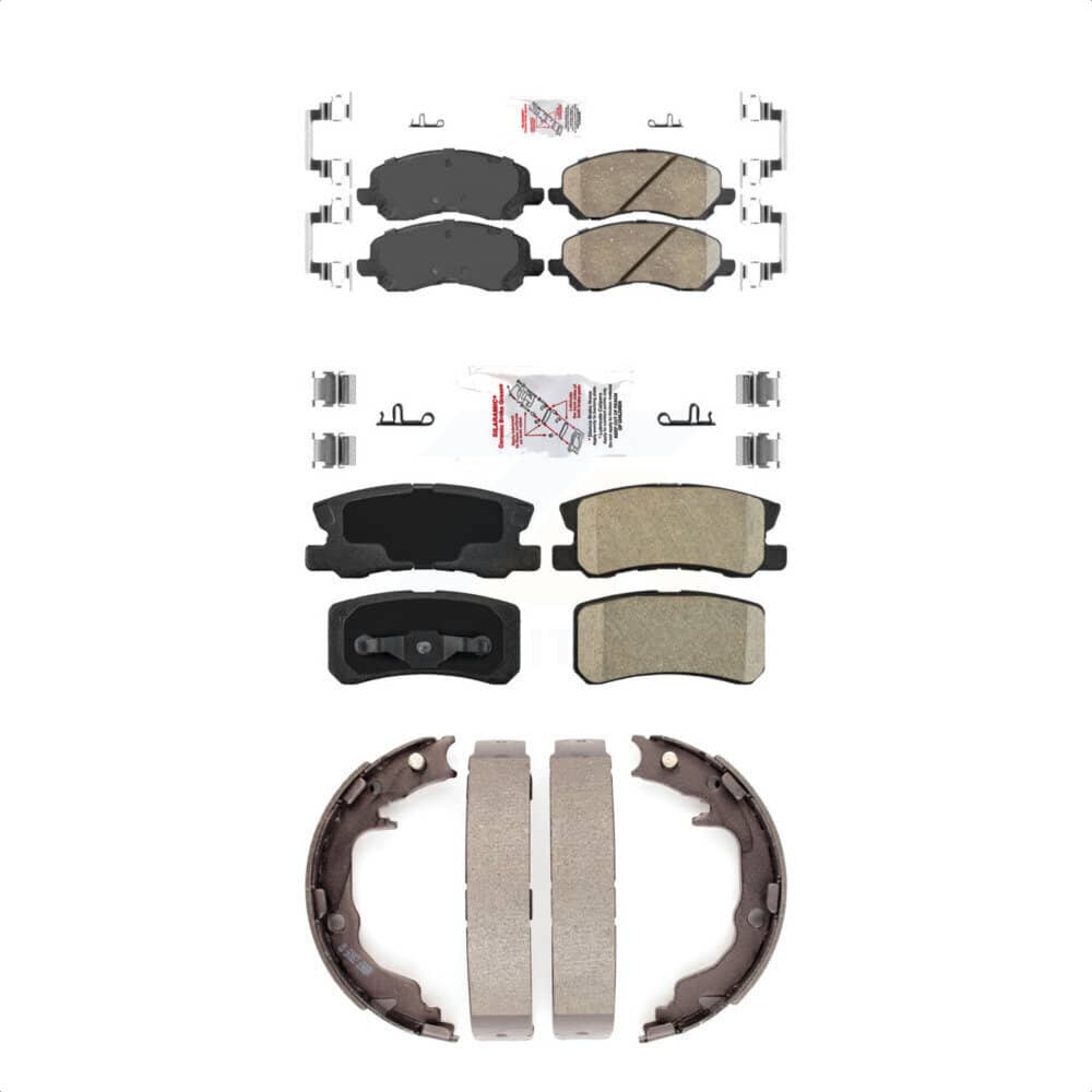 Transit Auto - KNN-100445 - Front and Rear Disc Brake Pad Kits
