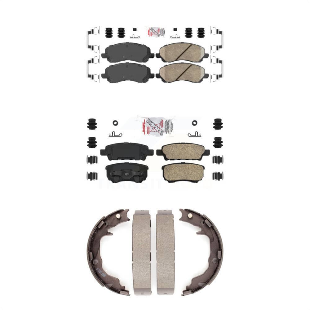 Transit Auto - KNN-100448 - Front and Rear Disc Brake Pad Kits