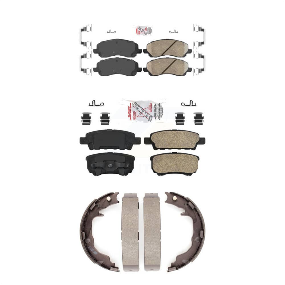 Transit Auto - KNN-100451 - Front and Rear Disc Brake Pad Kits
