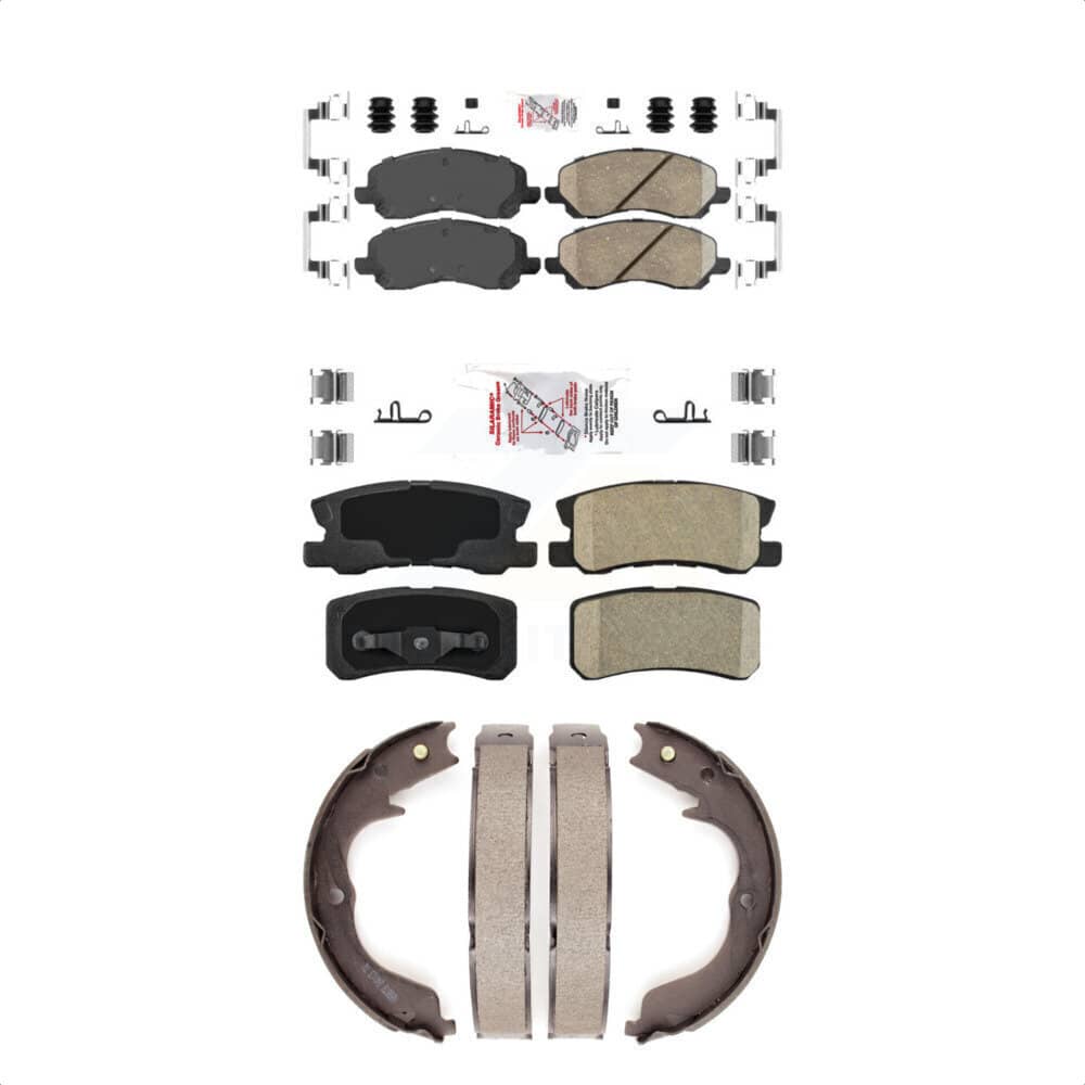 Transit Auto - KNN-100452 - Front and Rear Disc Brake Pad Kits