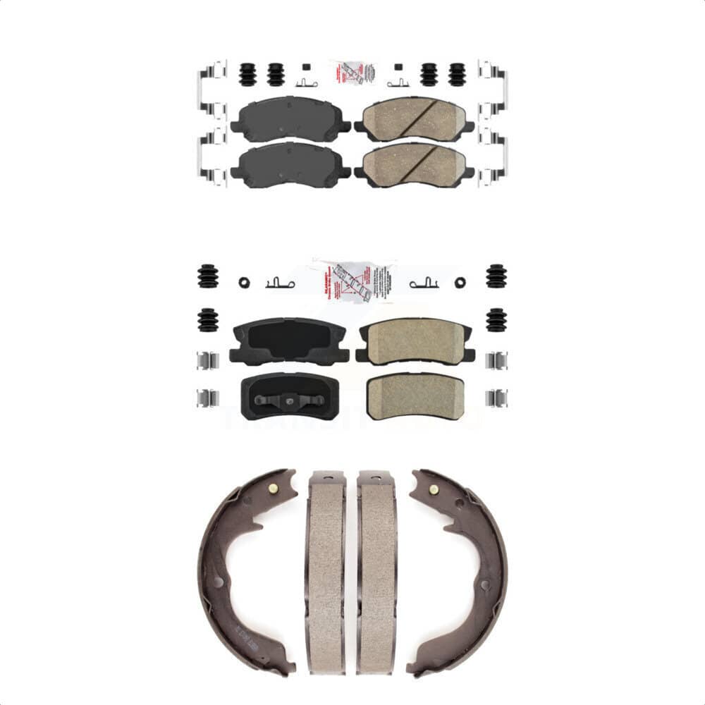 Transit Auto - KNN-100454 - Front and Rear Disc Brake Pad Kits