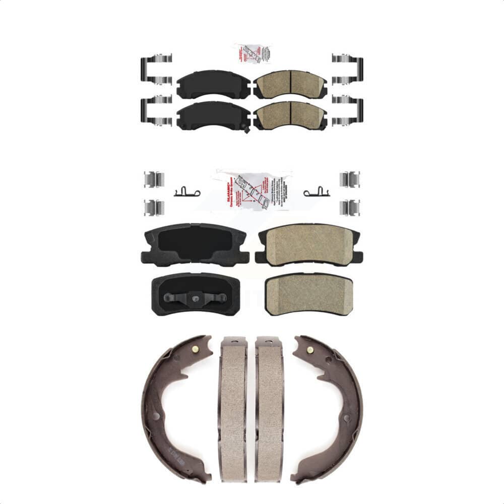 Transit Auto - KNN-100456 - Front and Rear Disc Brake Pad Kits