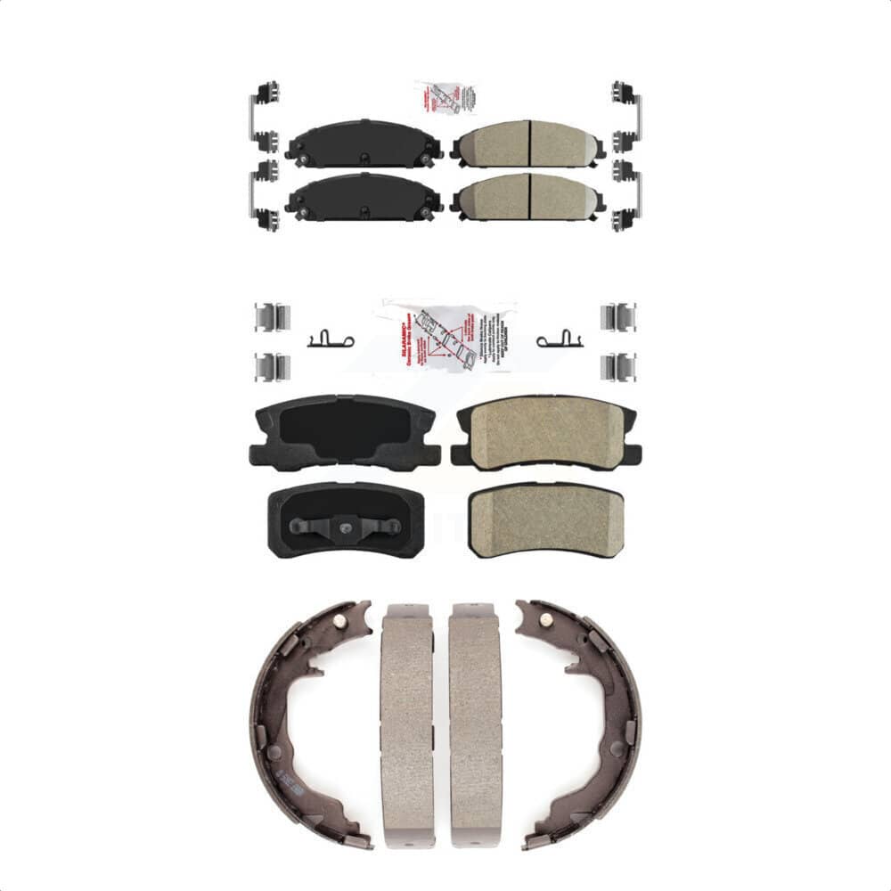 Transit Auto - KNN-100458 - Front and Rear Disc Brake Pad Kits