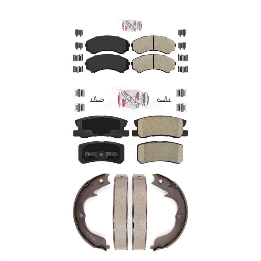 Transit Auto - KNN-100462 - Front and Rear Disc Brake Pad Kits